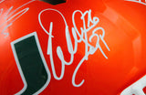 Sapp, Irvin, Johnson, Lewis, Gore Signed F/S Miami Hurricanes Flash Speed Authentic Helmet-Beckett W Hologram/JSA W   Image 2