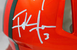 Sapp, Irvin, Johnson, Lewis, Gore Signed F/S Miami Hurricanes Flash Speed Authentic Helmet-Beckett W Hologram/JSA W   Image 6