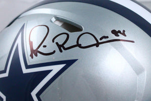 Michael Irvin Autographed Cowboys F/S Speed Authentic Helmet-Beckett W Hologram *Black Image 2
