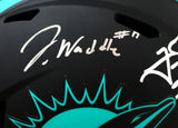 Jaylen Waddle/Tua Tagovailoa Autographed Miami Dolphins F/S Eclipse Speed Authentic Helmet-Fanatics*Silver Image 3