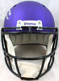 Adrian Peterson Autographed Vikings F/S Speed Helmet w/2 Insc.- Beckett W Hologram *Silver Image 4