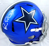 Michael Irvin Autographed Cowboys F/S Flash Speed Helmet-Beckett W Hologram *White Image 1