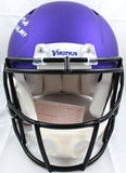 Adrian Peterson Autographed Vikings F/S Speed Authentic Helmet w/2 Insc.- Beckett W Hologram *Silver Image 4