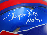 Thurman Thomas Autographed Buffalo Bills F/S Flash Speed Authentic Helmet w/3 Insc.-Beckett W Hologram *White Image 2