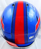 Thurman Thomas Autographed Buffalo Bills F/S Flash Speed Authentic Helmet w/3 Insc.-Beckett W Hologram *White Image 6