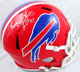 Thurman Thomas Autographed Bills 87-01 F/S Speed Helmet w/HOF-Beckett W Hologram *Silver Image 1