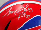 Thurman Thomas Autographed Bills 87-01 F/S Speed Helmet w/HOF-Beckett W Hologram *Silver Image 2