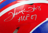 Thurman Thomas Autographed Buffalo Bills 87-01 F/S Speed Authentic Helmet w/2 Insc.-Beckett W Hologram *Silver Image 2