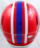 Thurman Thomas Autographed Buffalo Bills 87-01 F/S Speed Authentic Helmet w/2 Insc.-Beckett W Hologram *Silver Image 5