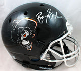 Barry Sanders Autographed Oklahoma State F/S Schutt Black Helmet *Front-Beckett W Hologram *White Image 1