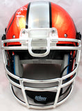 Barry Sanders Autographed Oklahoma State F/S Chrome Schutt Authentic Helmet-Beckett W Hologram *White Image 3