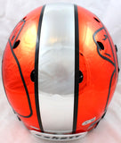 Barry Sanders Autographed Oklahoma State F/S Chrome Schutt Authentic Helmet-Beckett W Hologram *White Image 4