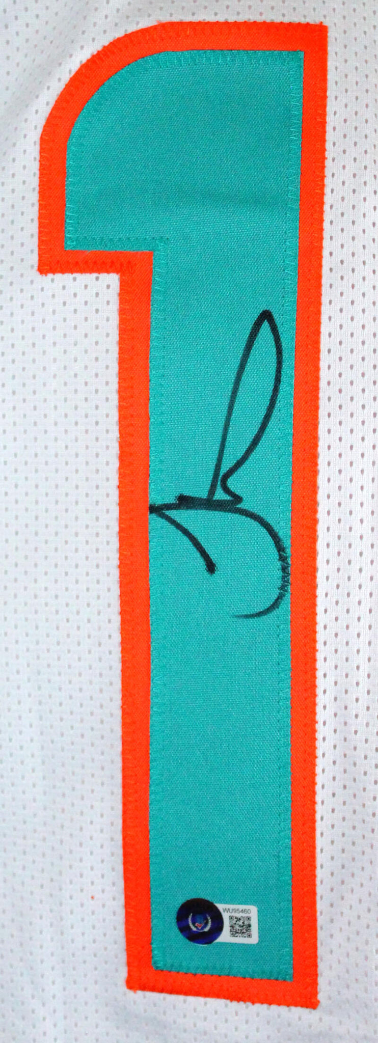 Tyreek Hill Miami Dolphins Signed Autograph White Custom Jersey