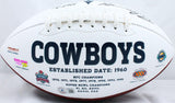 Drew Pearson Signed Cowboys Logo Football w/HOF- Beckett W Hologram *Black Image 4