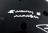 Johnny Manziel Autographed Texas A&M Schutt F/S Black Helmet w/3 Insc.-Beckett W Hologram *Silver Image 4