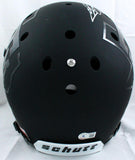 Johnny Manziel Autographed Texas A&M Schutt F/S Black Helmet w/Insc.-Beckett W Hologram *Silver Image 5