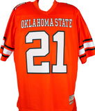 Barry Sanders Autographed Oklahoma State Cowboys Authentic Jersey- PSA/DNA Image 3