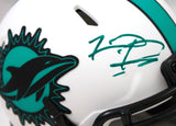 Tua Tagovailoa Autographed Miami Dolphins Lunar Speed Mini Helmet-Fanatics *Green Image 2