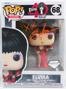 Cassandra Peterson Autographed Elvira Funko Pop Figurine #68- JSA W *Orange Image 1