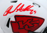 Jared Allen Autographed Kansas City Chiefs Lunar Speed Mini Helmet-Beckett W Hologram *Red Image 2
