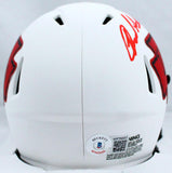 Jared Allen Autographed Kansas City Chiefs Lunar Speed Mini Helmet-Beckett W Hologram *Red Image 3