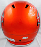 Mike Alstott Autographed TB Buccaneers F/S Flash Speed Helmet w/SB Champs-Beckett W Hologram *White Image 4