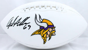 Jared Allen Autographed Minnesota Vikings Logo Football-Beckett W Hologram *Black Image 1