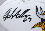 Jared Allen Autographed Minnesota Vikings Logo Football-Beckett W Hologram *Black Image 2