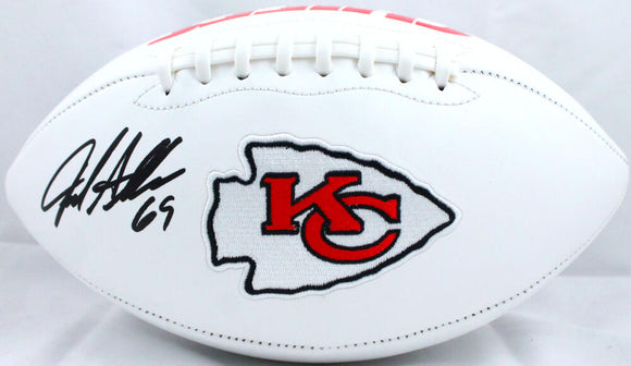 Jared Allen Autographed Kansas City Chiefs Logo Football-Beckett W Hologram *Black Image 1
