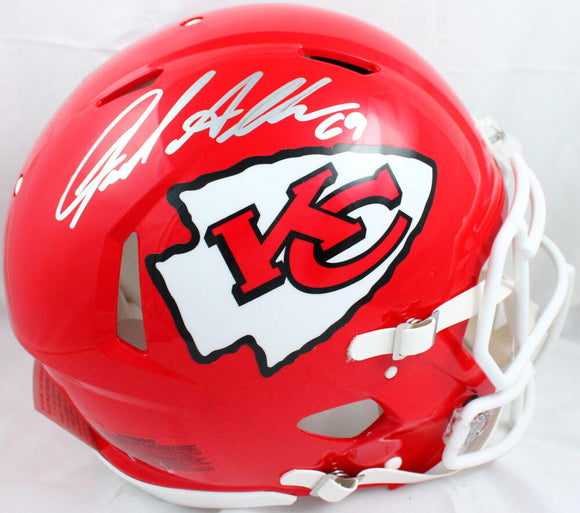Jared Allen Autographed Kansas City Chiefs F/S Speed Authentic Helmet-Beckett W Hologram *Silver Image 1
