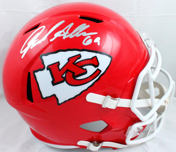 Jared Allen Autographed Kansas City Chiefs F/S Speed Helmet-Beckett W Hologram *Silver Image 1