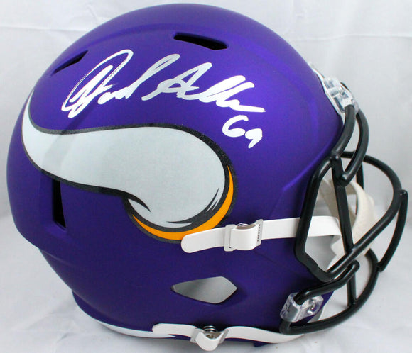 Jared Allen Autographed Minnesota Vikings F/S Speed Helmet-Beckett W Hologram *Silver Image 1