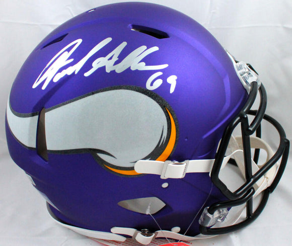 Jared Allen Autographed Minnesota Vikings F/S Speed Authentic Helmet-Beckett W Hologram *Silver Image 1