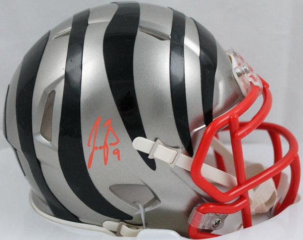 Joe Burrow Autographed Bengals Lunar Speed Mini Helmet- Fanatics *Oran –  The Jersey Source