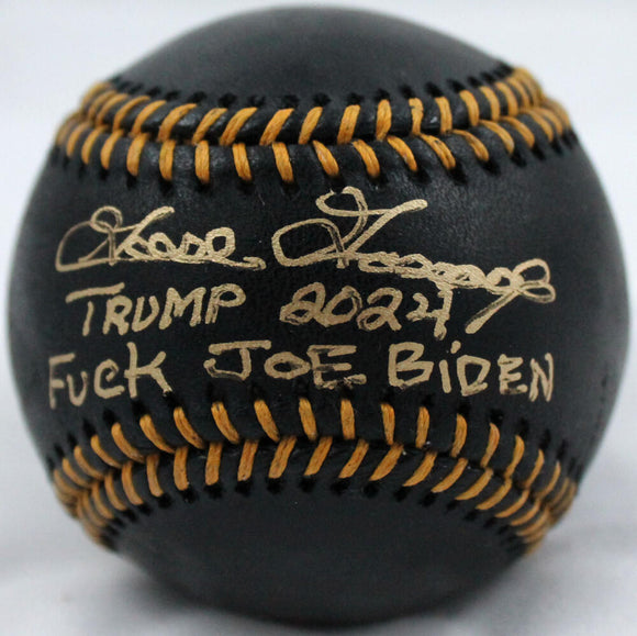 Goose Gossage Autographed Rawlings Black OML Baseball w/2 Insc.-Beckett W Hologram *Gold Image 1