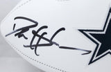 Deion Sanders Autographed Dallas Cowboys Logo Football w/HOF-Beckett W Hologram *Black Image 2