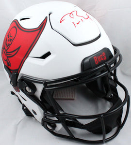 Tom Brady Signed Tampa Bay Buccaneers F/S Lunar SpeedFlex Helmet- Fanatics/LOA Image 1