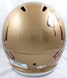 Deion Sanders Autographed Florida State Seminoles F/S Speed Helmet-Beckett W Hologram *Black Image 4