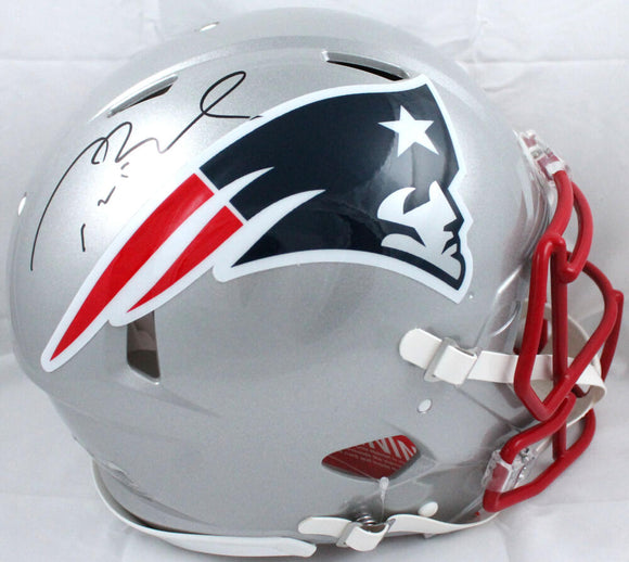 Tom Brady Signed New England Patriots F/S Speed Authentic Helmet *Side- Fanatics/LOA *Black Image 1