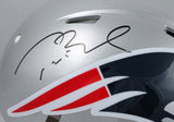 Tom Brady Signed New England Patriots F/S Speed Authentic Helmet *Side- Fanatics/LOA *Black Image 2