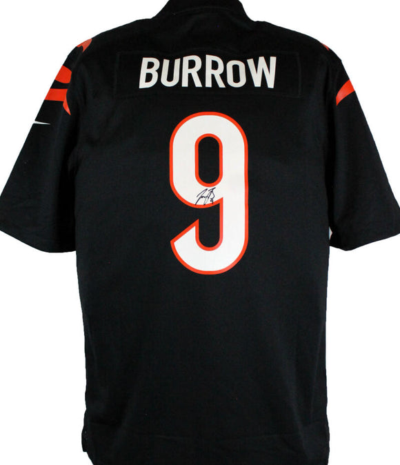 Joe Burrow Autographed Cincinnati Bengals Black Nike Game Jersey-Fanat –  The Jersey Source