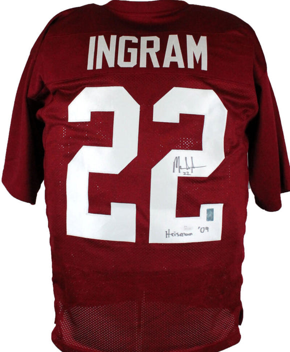 Mark Ingram Autographed Maroon College Style Jersey W/Heisman-JSA W *R2 *Black Image 1