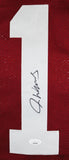 Jameson Williams Autographed Maroon College Style Jersey-JSA *Black Image 2