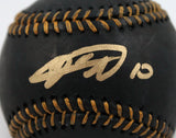 Yuli Gurriel Autographed Rawlings Black OML Baseball-JSA W *Gold Image 2