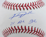 Yuli Gurriel Autographed Rawlings OML Baseball w/21 AL BC-JSA W *Blue Image 2
