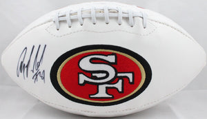Anquan Boldin Autographed San Francisco 49ers Logo Football- JSA W Auth Image 1