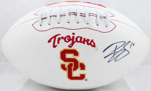 Brian Cushing Autographed USC Trojans Logo Football- JSA W Auth *Right Image 1