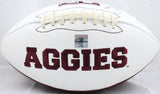 Kevin Smith Autographed Texas A&M Logo Football w/ Gig 'Em- Jersey Source Auth Image 4