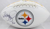 Jerome Bettis Autographed Pittsburgh Steelers Logo Football- Beckett W Auth Image 1
