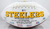 Jerome Bettis Autographed Pittsburgh Steelers Logo Football- Beckett W Auth Image 3